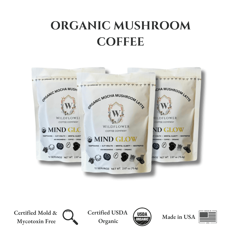 Mind Glow Organic Mushroom Coffee