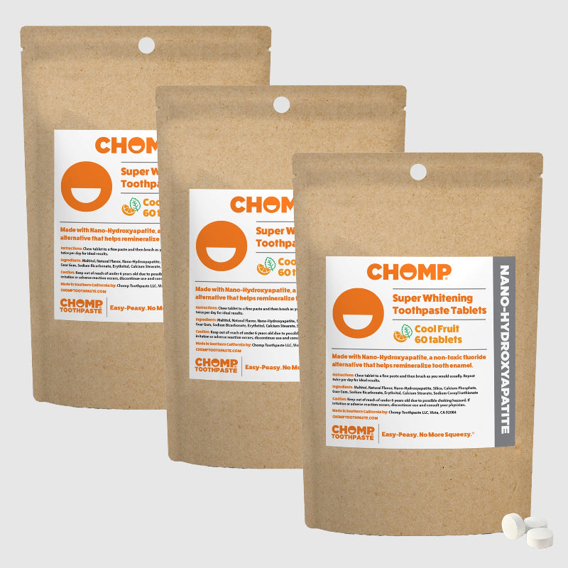 Super Whitening Cool Fruit NHAP Toothpaste Tablets Refill