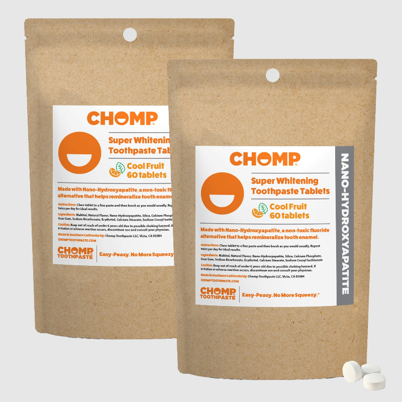 Super Whitening Cool Fruit NHAP Toothpaste Tablets Refill