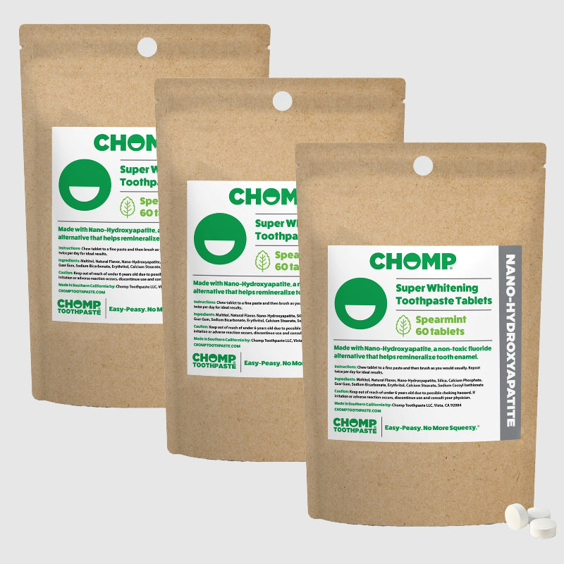 Super Whitening Spearmint NHAP Toothpaste Tablets Refill