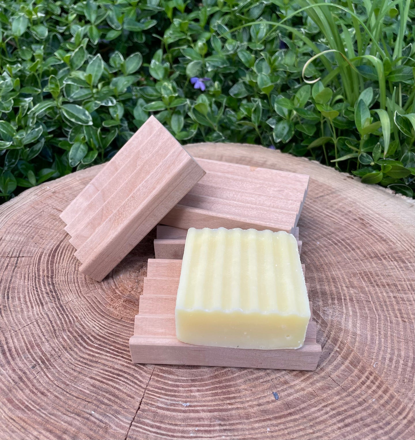 Natural Red Alder Wood Soap Dish