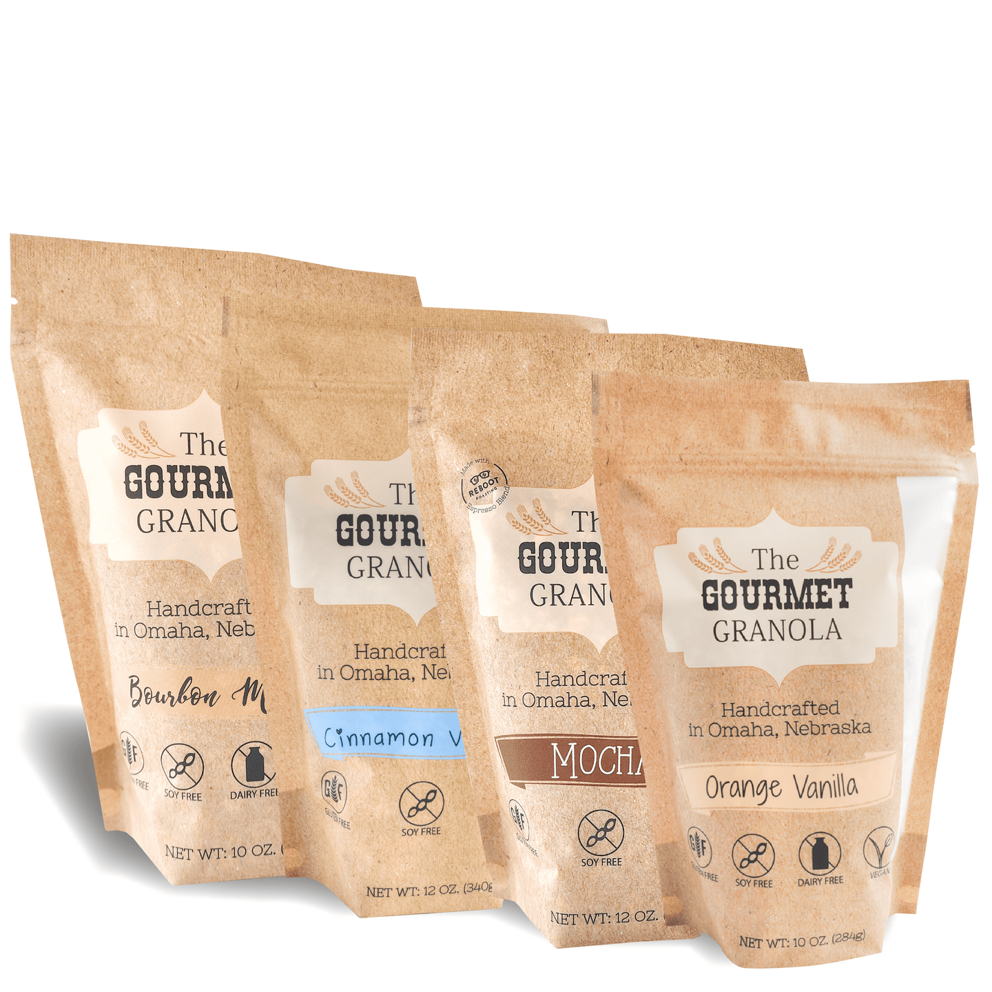 Granola 4 Bag Bundle - Nut Free Granola