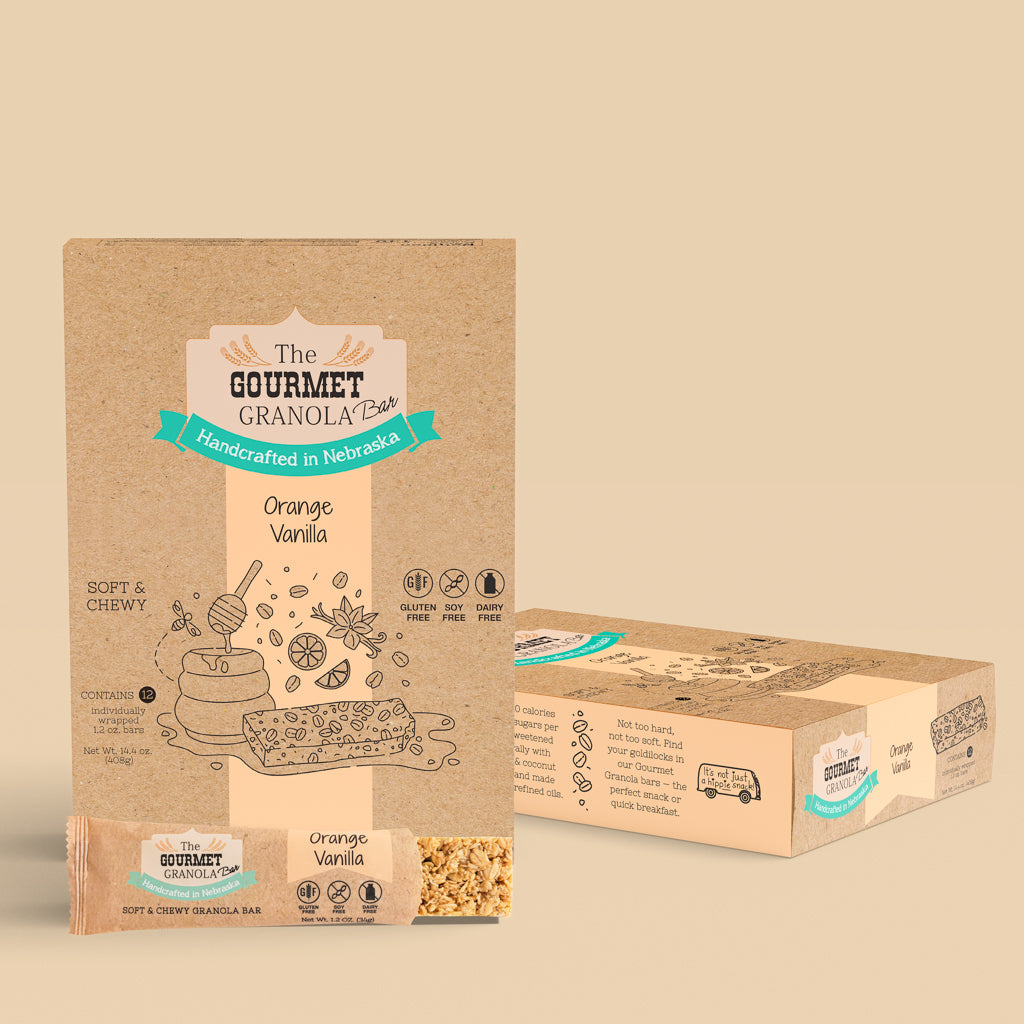 Orange Vanilla Granola Bars