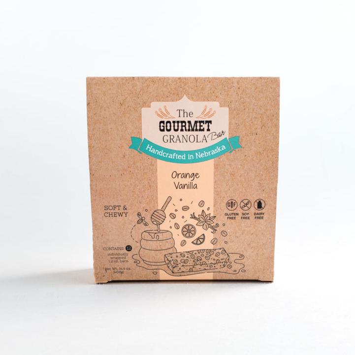 Orange Vanilla Granola Bars