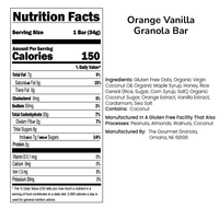 Orange Vanilla Granola Bars