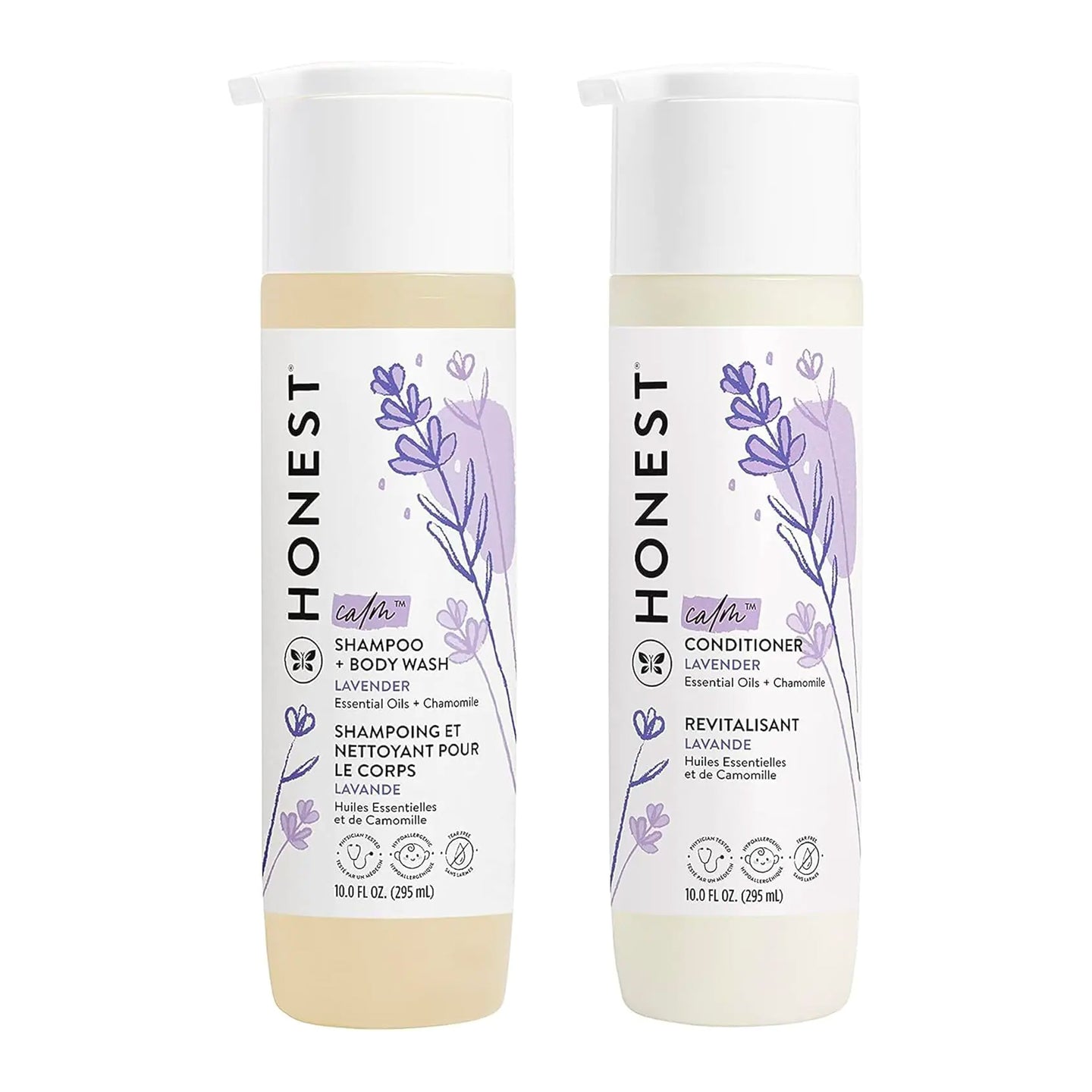 Calm Lavender Conditioner & 2-in-1 Cleansing Shampoo + Body Wash Duo