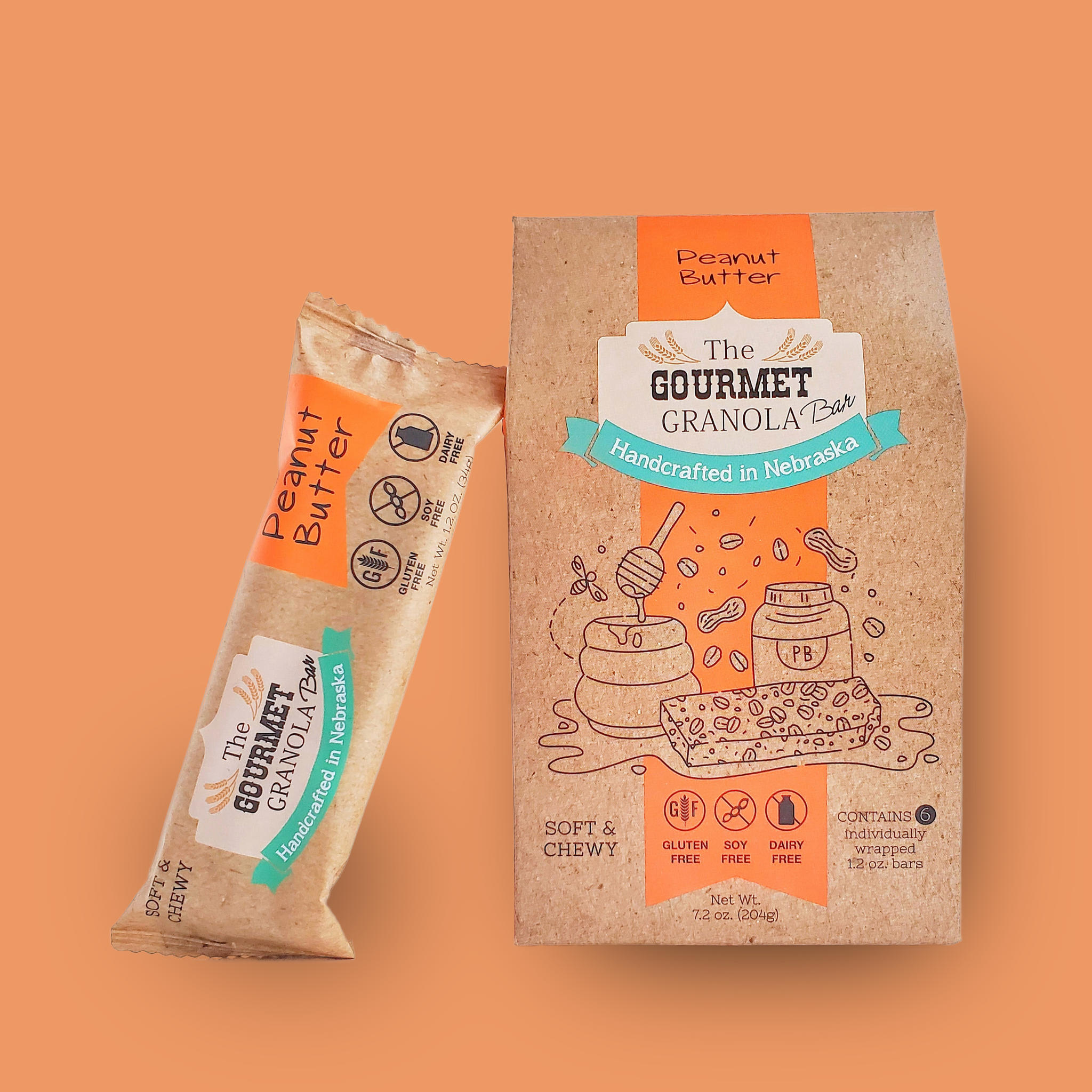 Peanut Butter Granola Bars