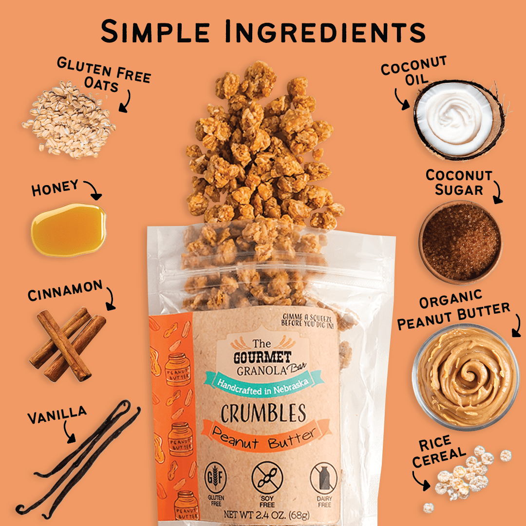 Peanut Butter Crumbles