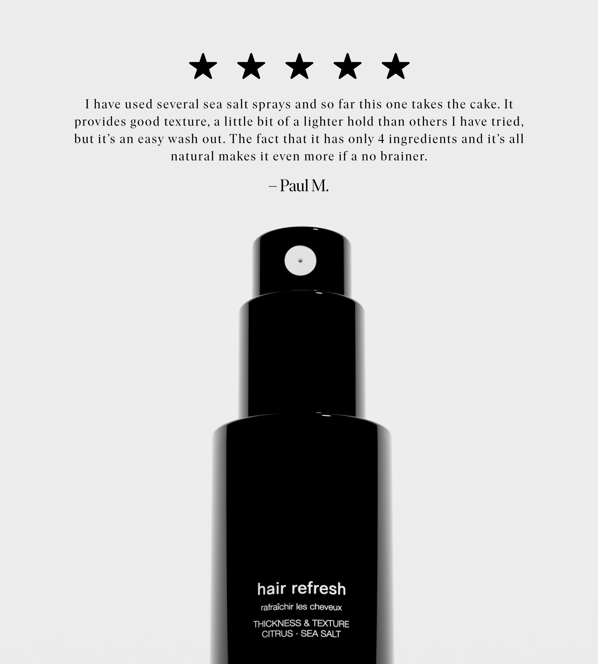 Hair Refresh Sea Salt Spray