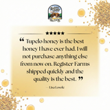 Raw Tupelo Honey Glass Jar