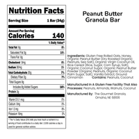 Peanut Butter Granola Bars
