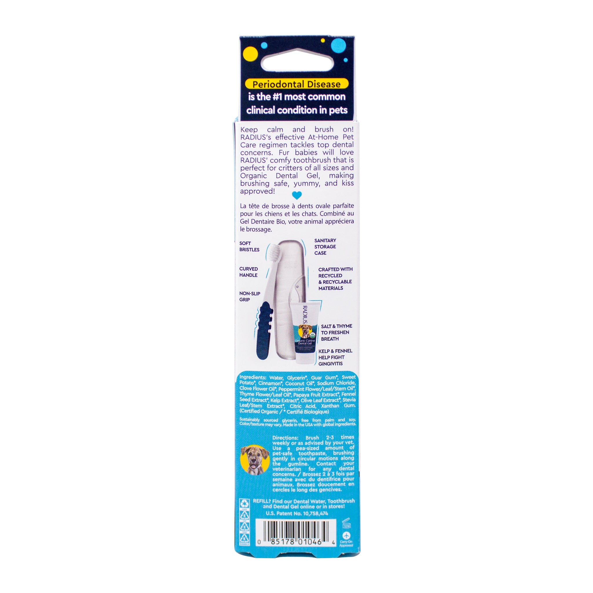 Organic Canine Dental Kit with FREE Critter Case