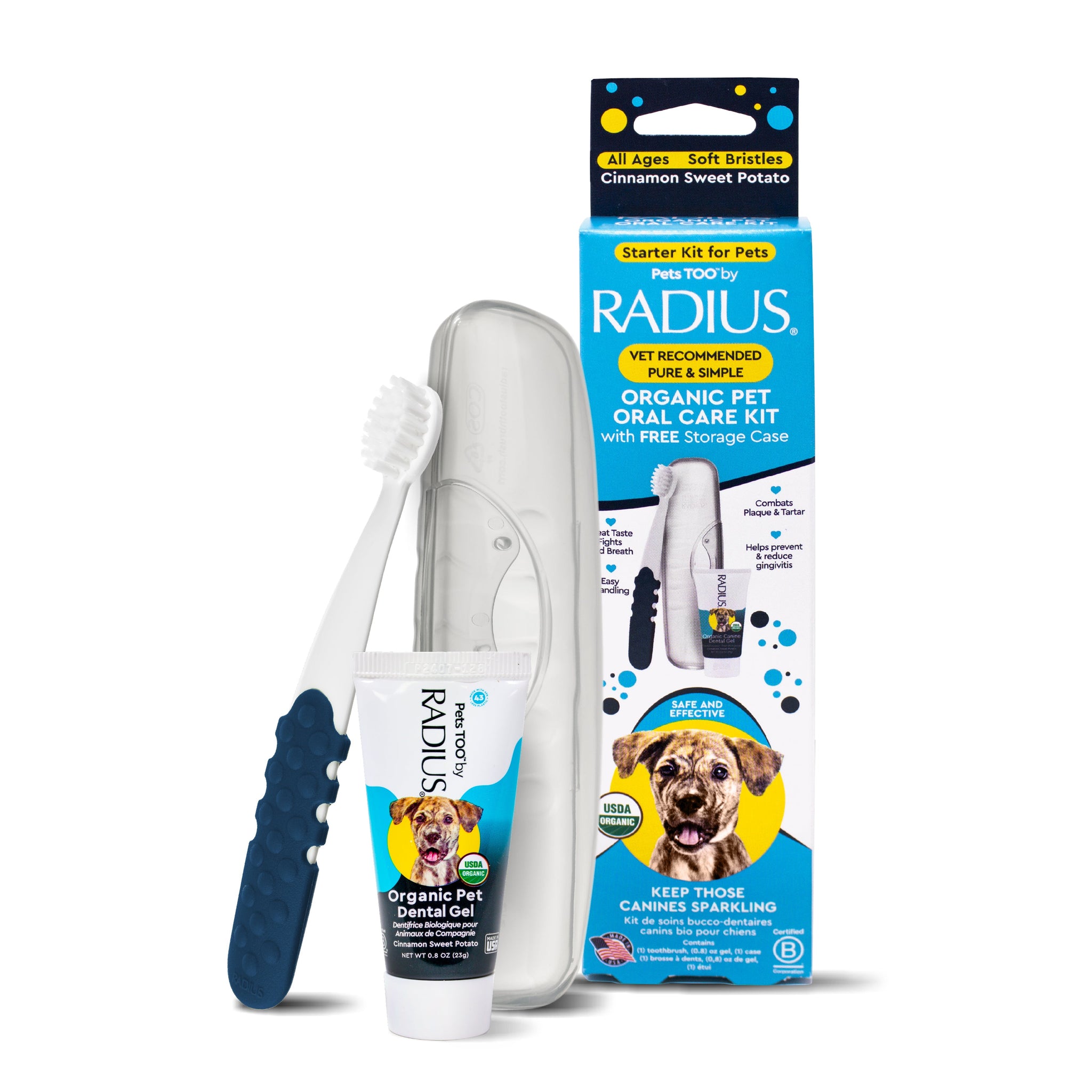 Organic Canine Dental Kit with FREE Critter Case