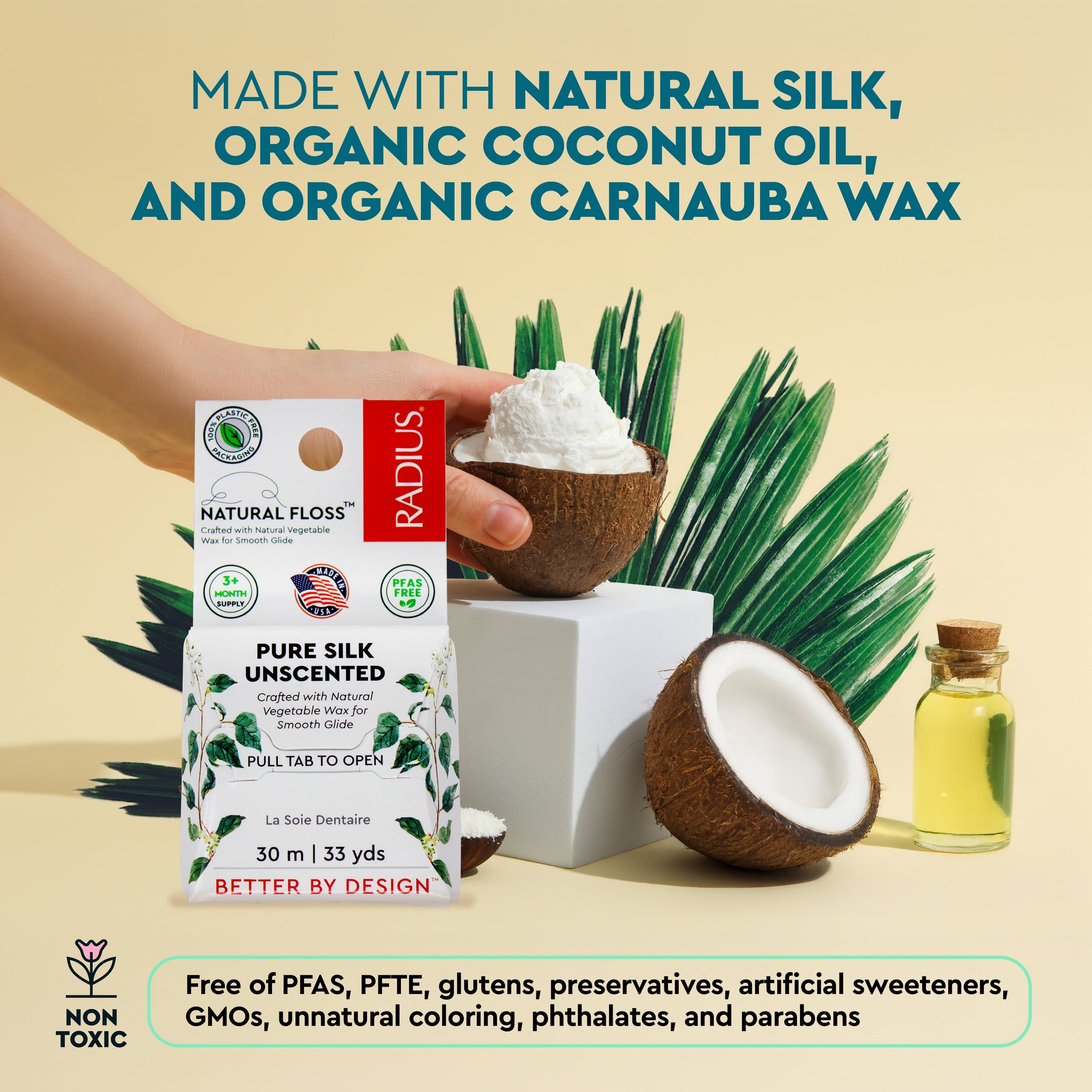 Natural Biodegradable Silk Floss™