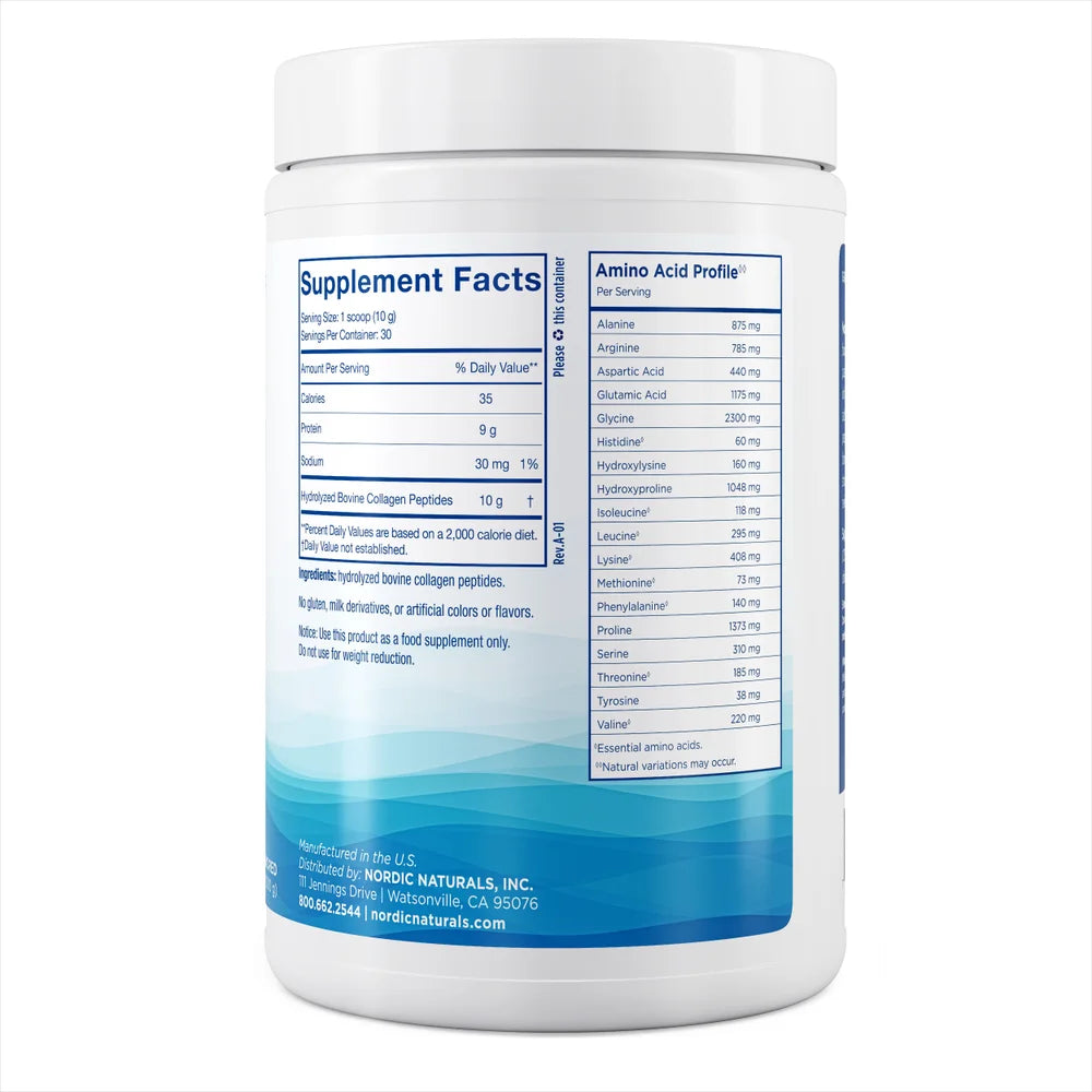 Nordic Beauty Collagen Peptided Unflavored, 30 Servings