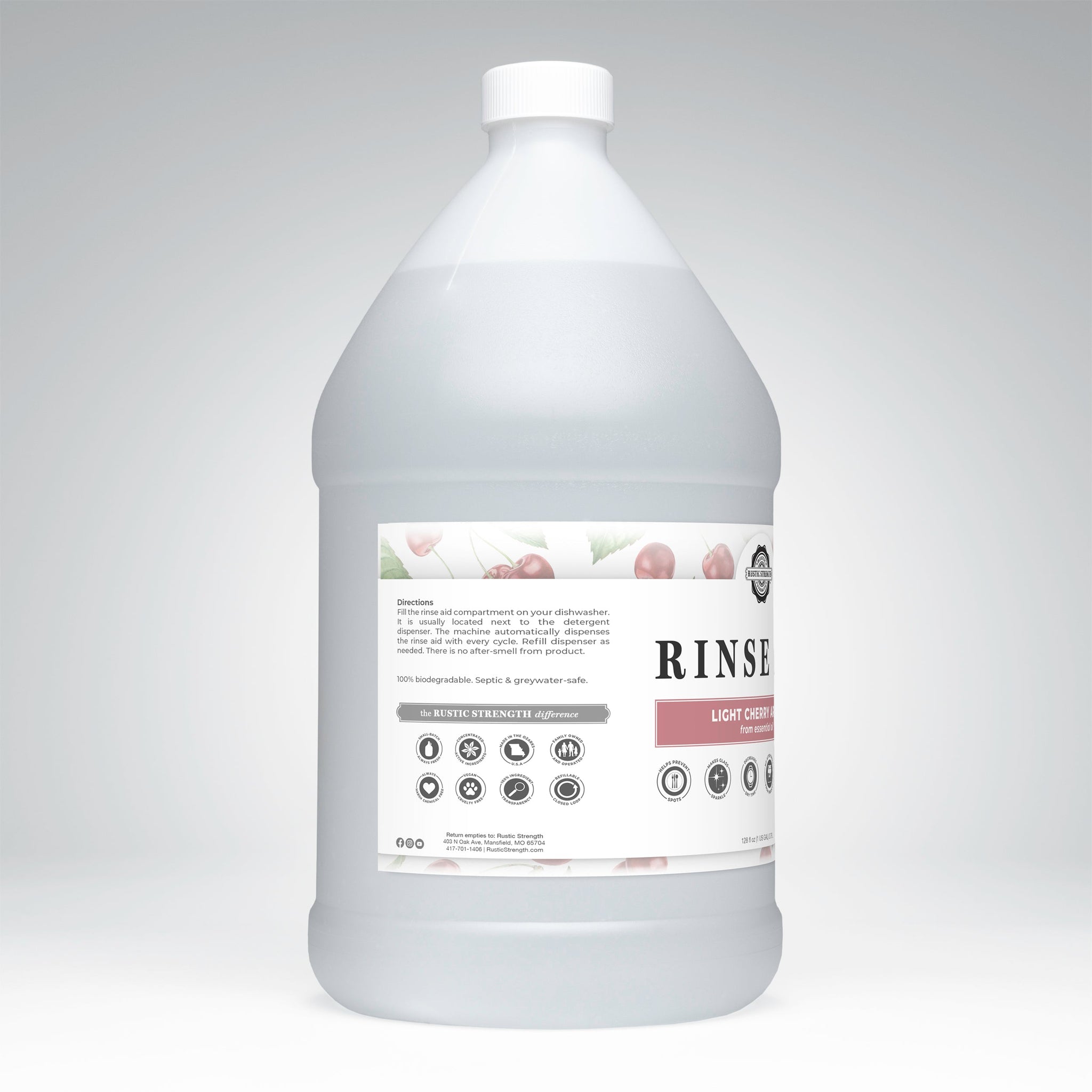 Rinse Aid for Automatic Dishwashers | Light Cherry