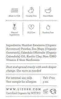Organic Baby Powder - Talc Free