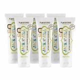 Flavor-Free Natural Certified Toothpaste for Kids & Babies - 6 Pack