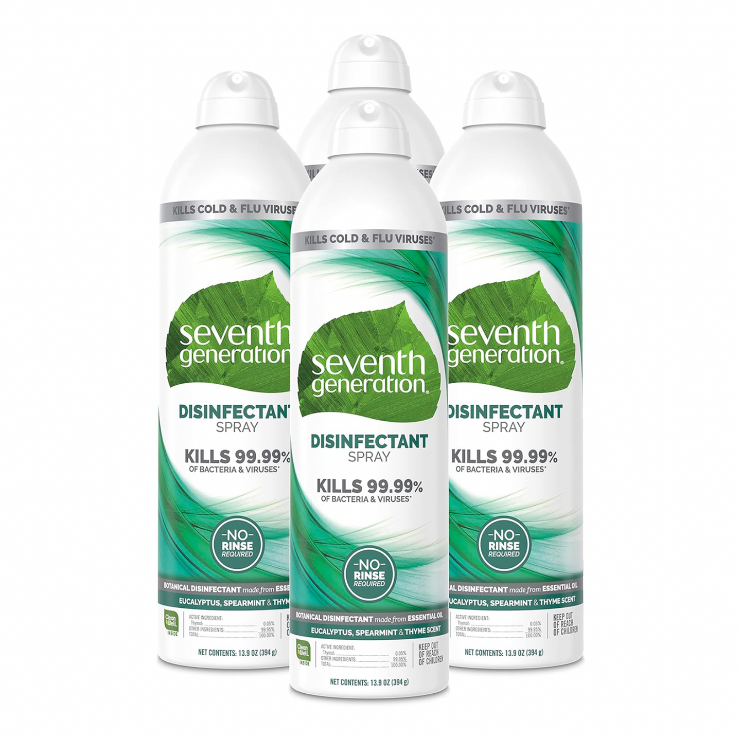 Eucalyptus Spearmint & Thyme Disinfectant Spray - Pack of 4