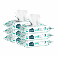 Free & Clear Baby Wipes with Tape Seal, 384ct (6 Packs of 64)