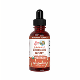 Organic Ashwagandha Root Liquid Drops, 60 Servings