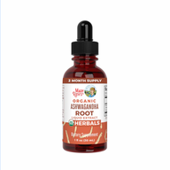 Organic Ashwagandha Root Liquid Drops, 60 Servings
