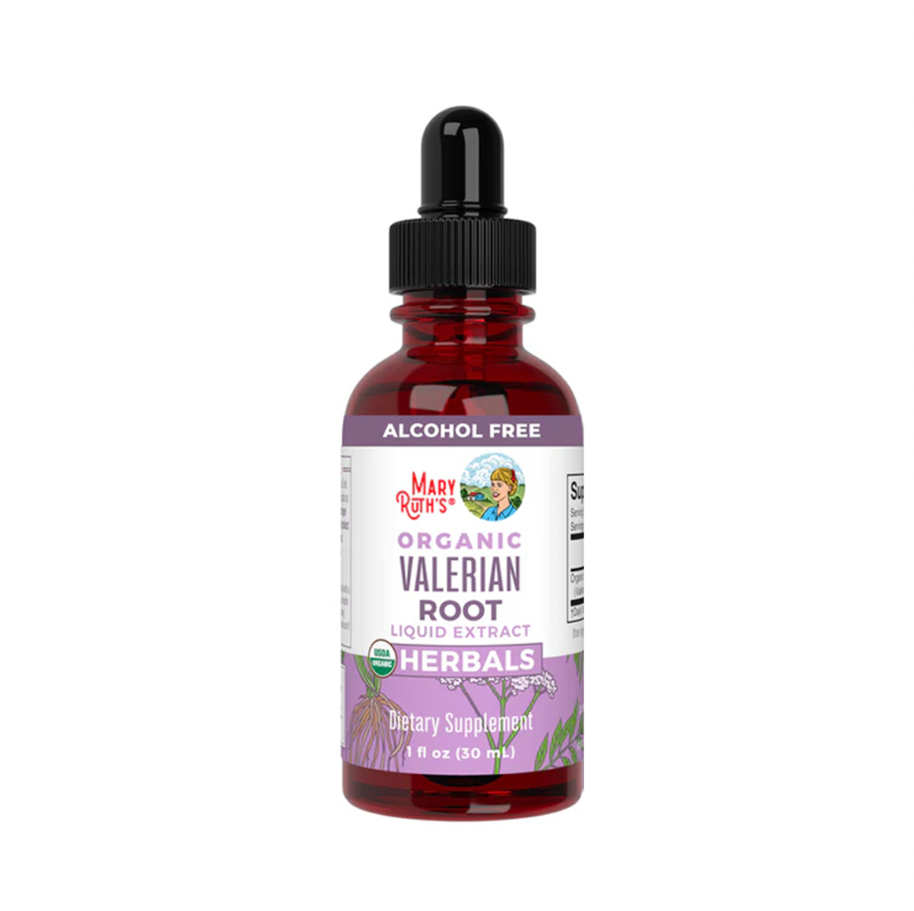 Organic Valerian Root Liquid Drops, 60 Servings