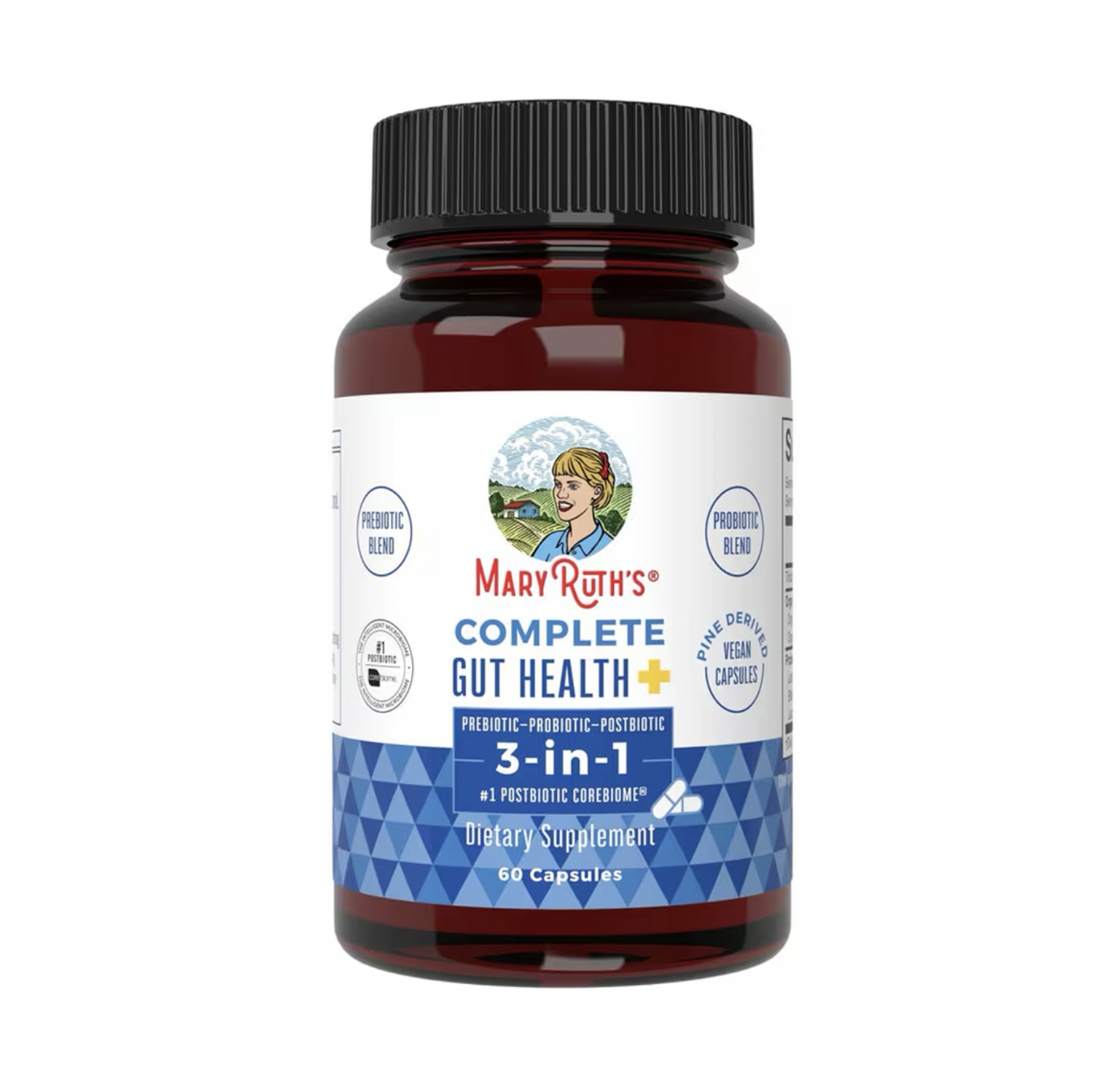 Complete Gut Health+ 3-in-1 Pre, Pro, and Postbiotic, 30 Servings