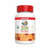 Organic D3+B12 Strawberry Gummies, 60 Servings