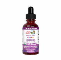 Organic Kids Elderberry Liquid Drops, 60 Servings