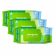 Fragrance-Free Baby Wipes, 240 Count (3 Packs of 80)