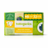 Triple Dry Baby Diapers, Size Newborn, 32 ct