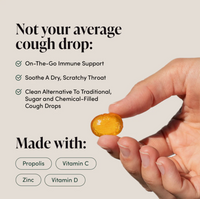 Propolis + Vitamin C Soothing Cherry Lozenges