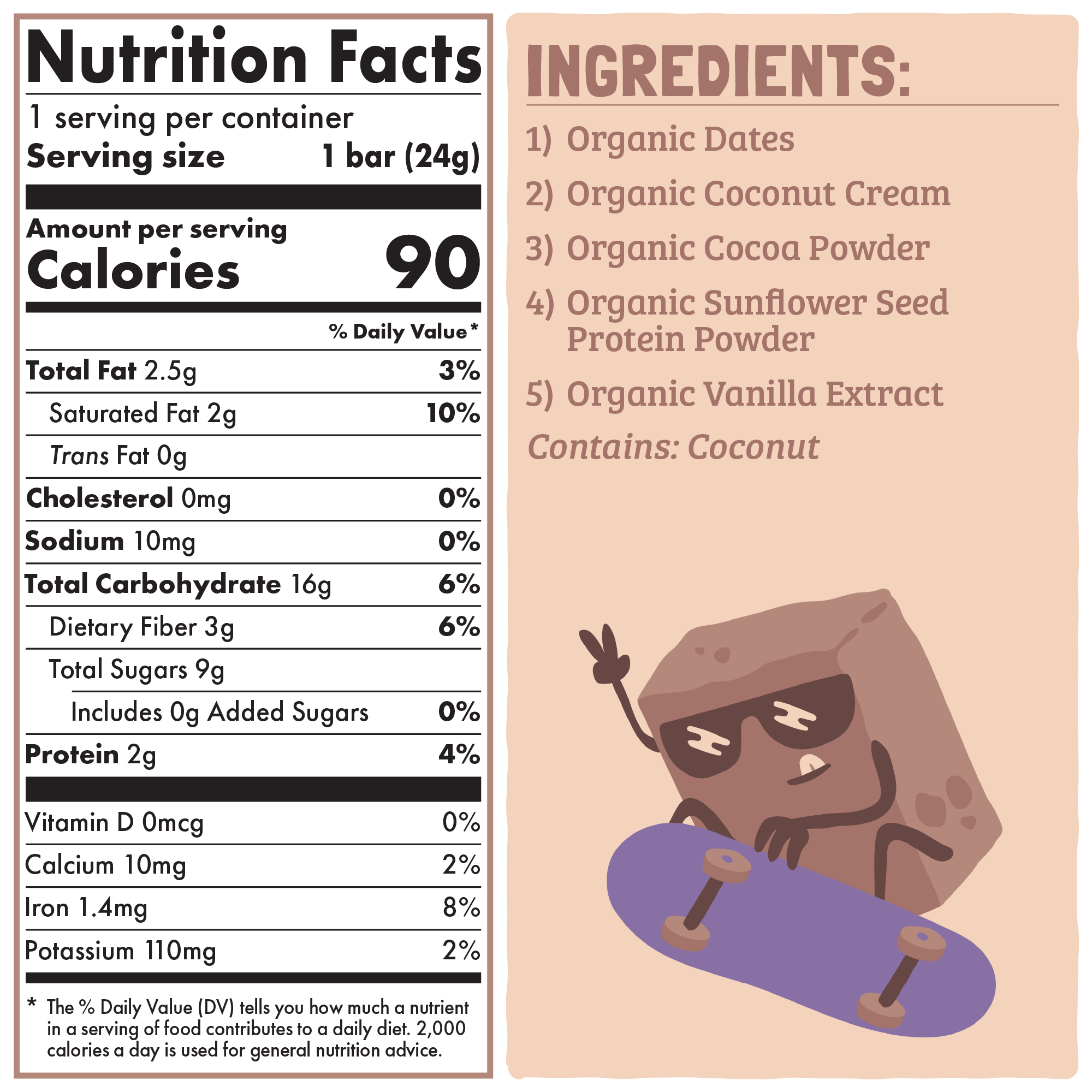 Chocolate Brownie Kids Bar