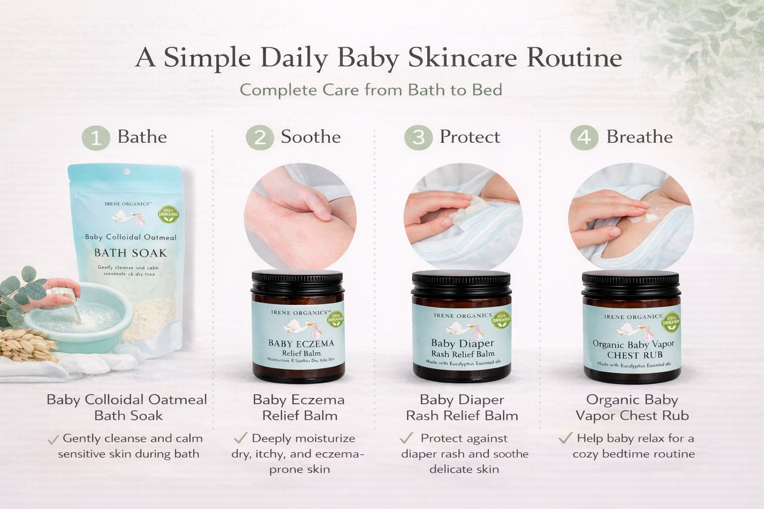 Baby Bath & Skin Care Bundle
