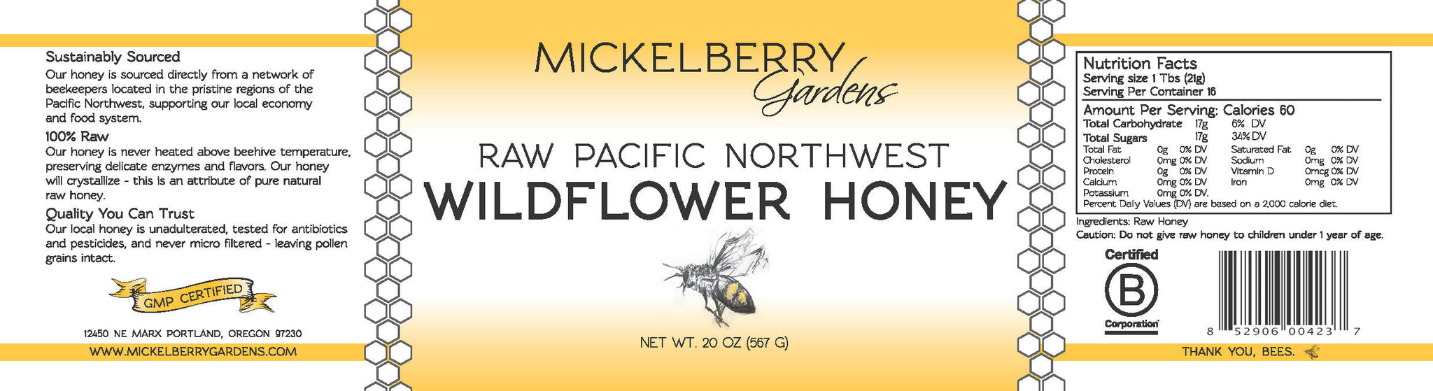 Raw Pacific Northwest Honey