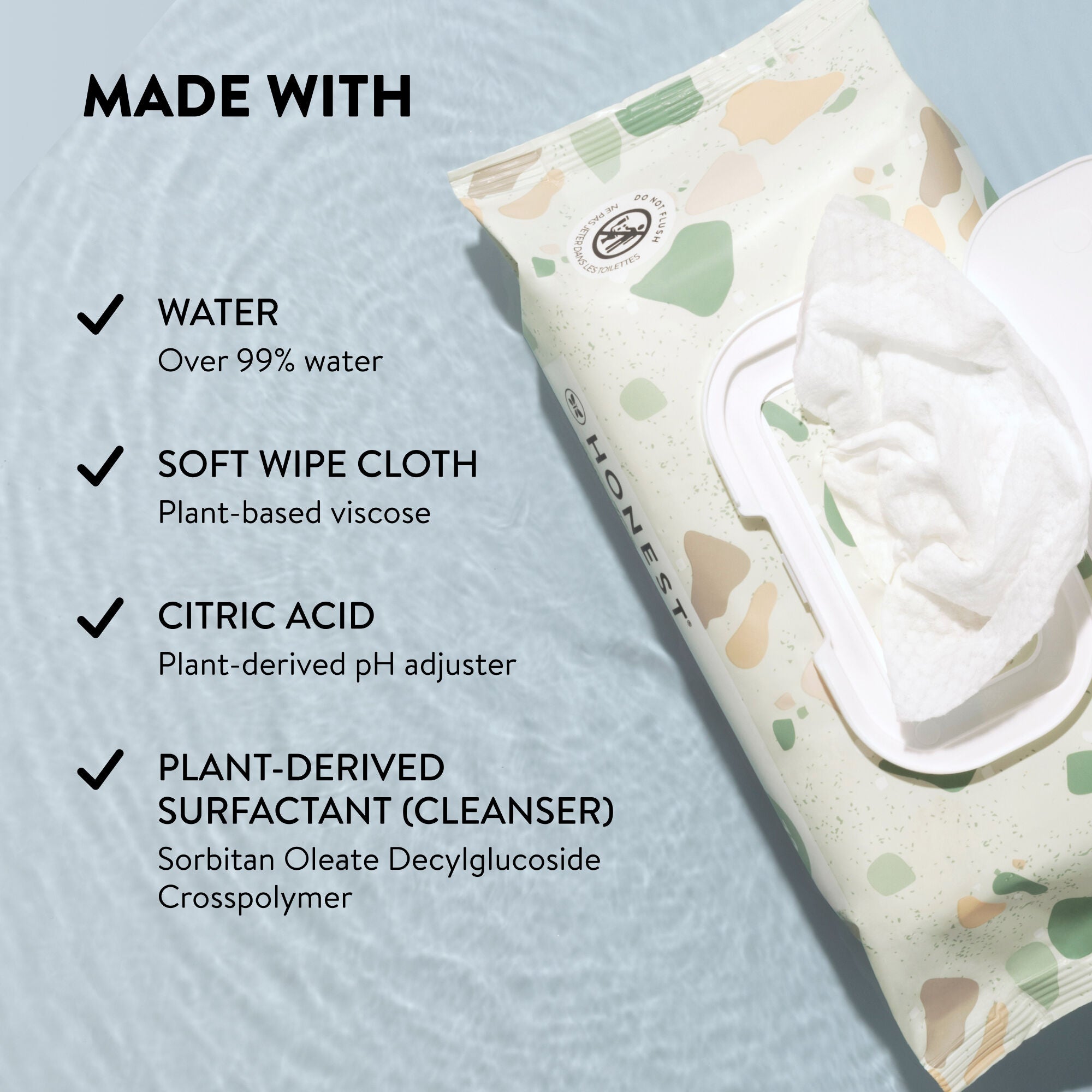 Unscented Clean Conscious Wipes, Geo Mood, 72ct