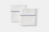 Cotton Bed Pillowcases with Classic Piping Design