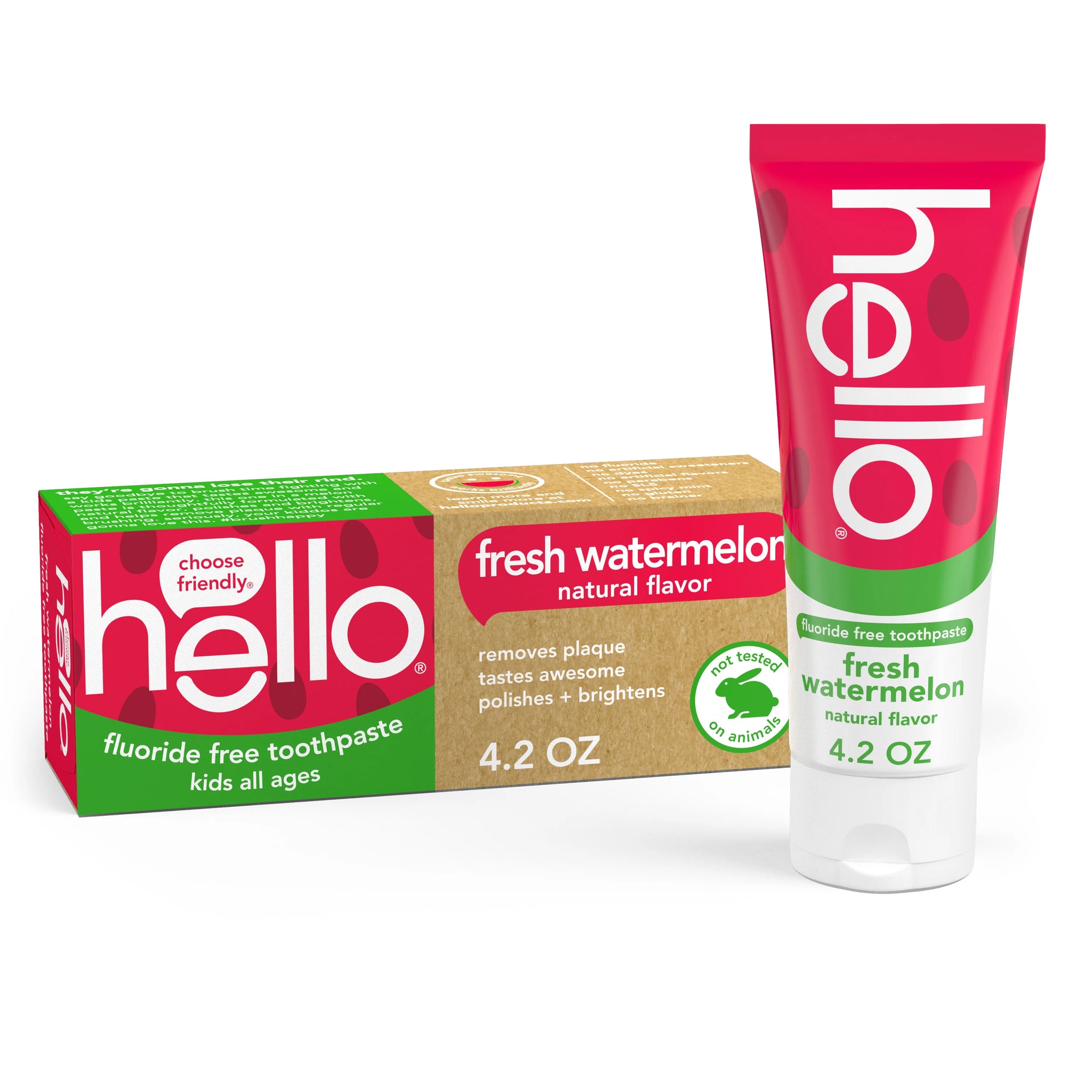 Watermelon Fluoride-Free Toothpaste for Kids