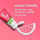 Watermelon Fluoride-Free Toothpaste for Kids