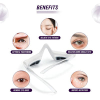 Under-Eye Red Light Therapy and Relaxation Massager