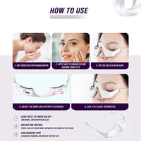 Under-Eye Red Light Therapy and Relaxation Massager