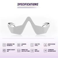Under-Eye Red Light Therapy and Relaxation Massager