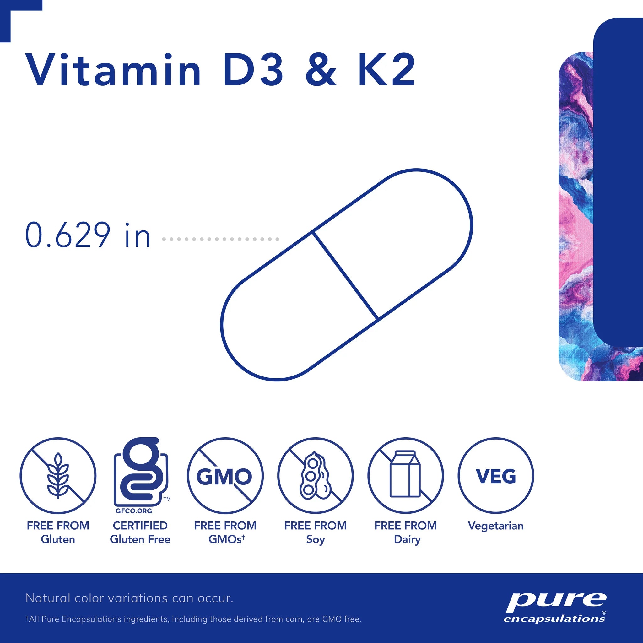 Vitamin D3 K2, 120 Servings