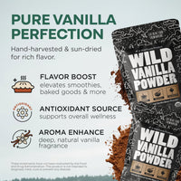 Vanilla Powder - Organic Ground Whole Vanilla Beans