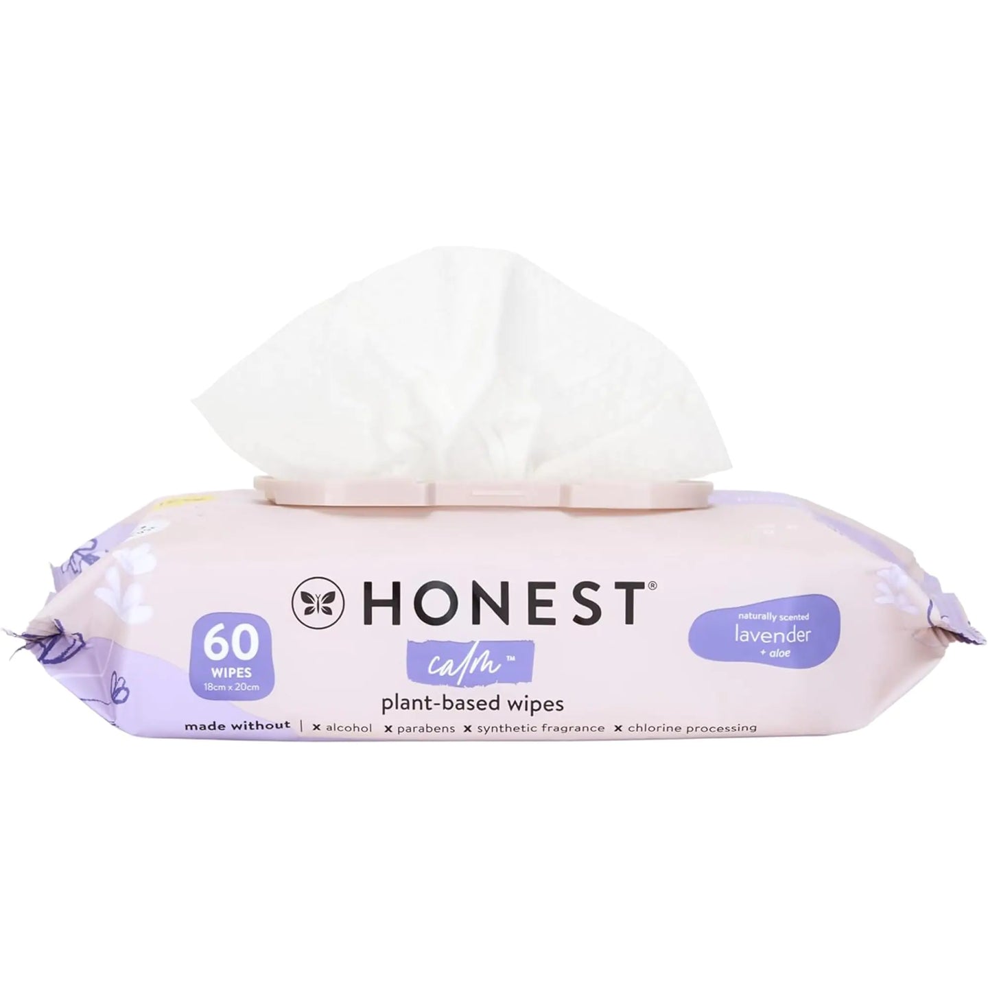 Calm Lavender Scented Wipes, 60ct