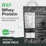 Cold Process Grass-Fed Whey Protein from Pasture-Raised Cows