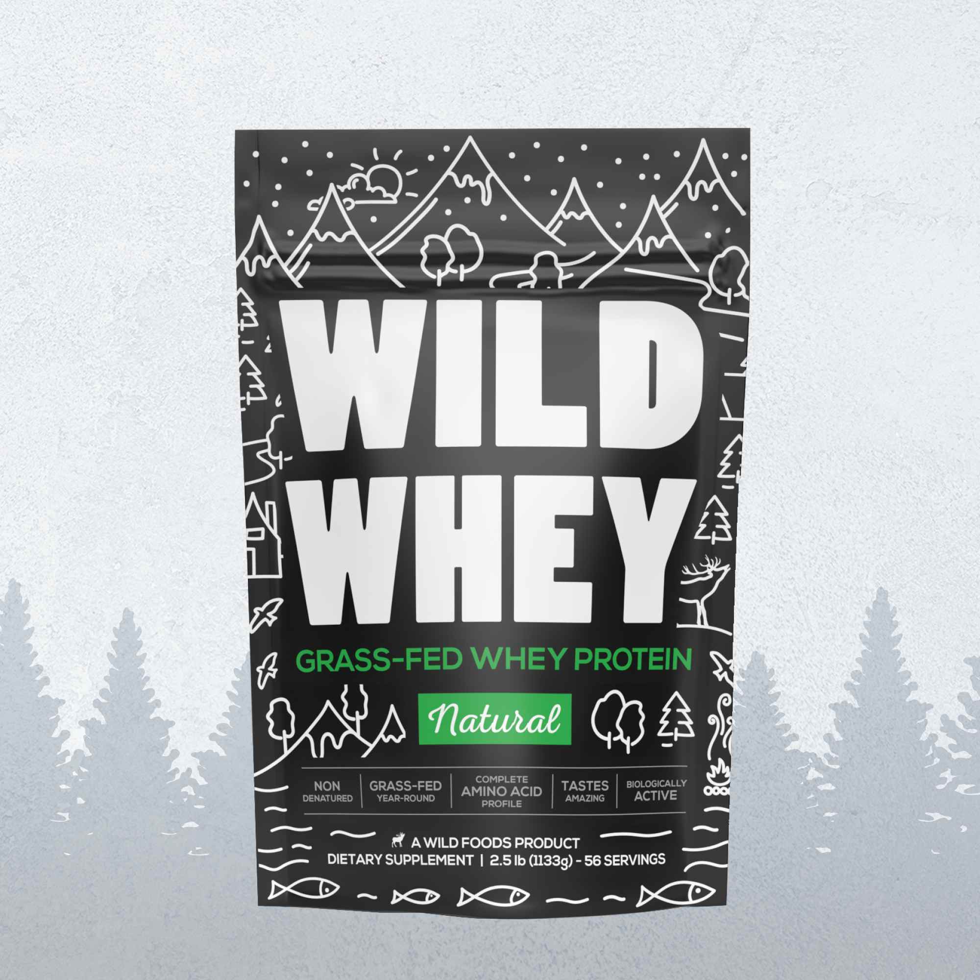 Cold Process Grass-Fed Whey Protein from Pasture-Raised Cows