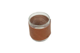 Leather Wrapped Whiskey Glass