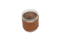 Leather Wrapped Whiskey Glass